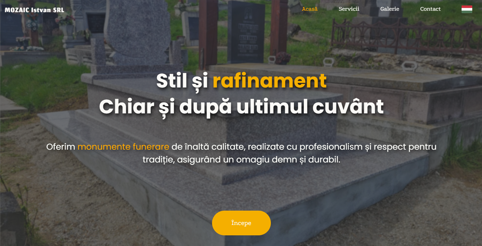 Screenshot of Splash Page project interface